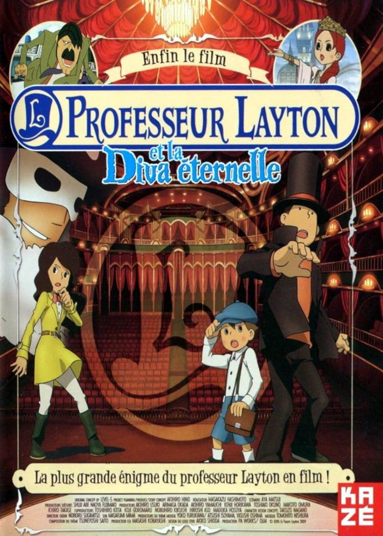 Professeur Layton et la diva éternelle movie poster